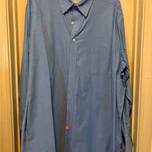 Classic Blue Men's Dress Shirt
